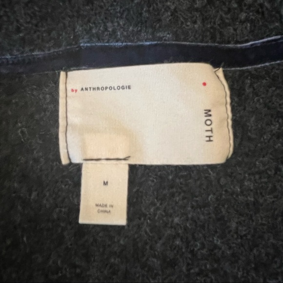 NWT Anthropologie Moth coat in deep grey - Picture 9 of 15